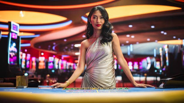 tata4 live baccarat table with professional dealer during Champions League match night